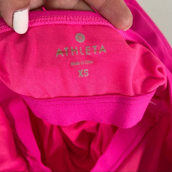 Athleta Shirrendipity Halter Tankini Pink top size XS - Picture 8 of 10
